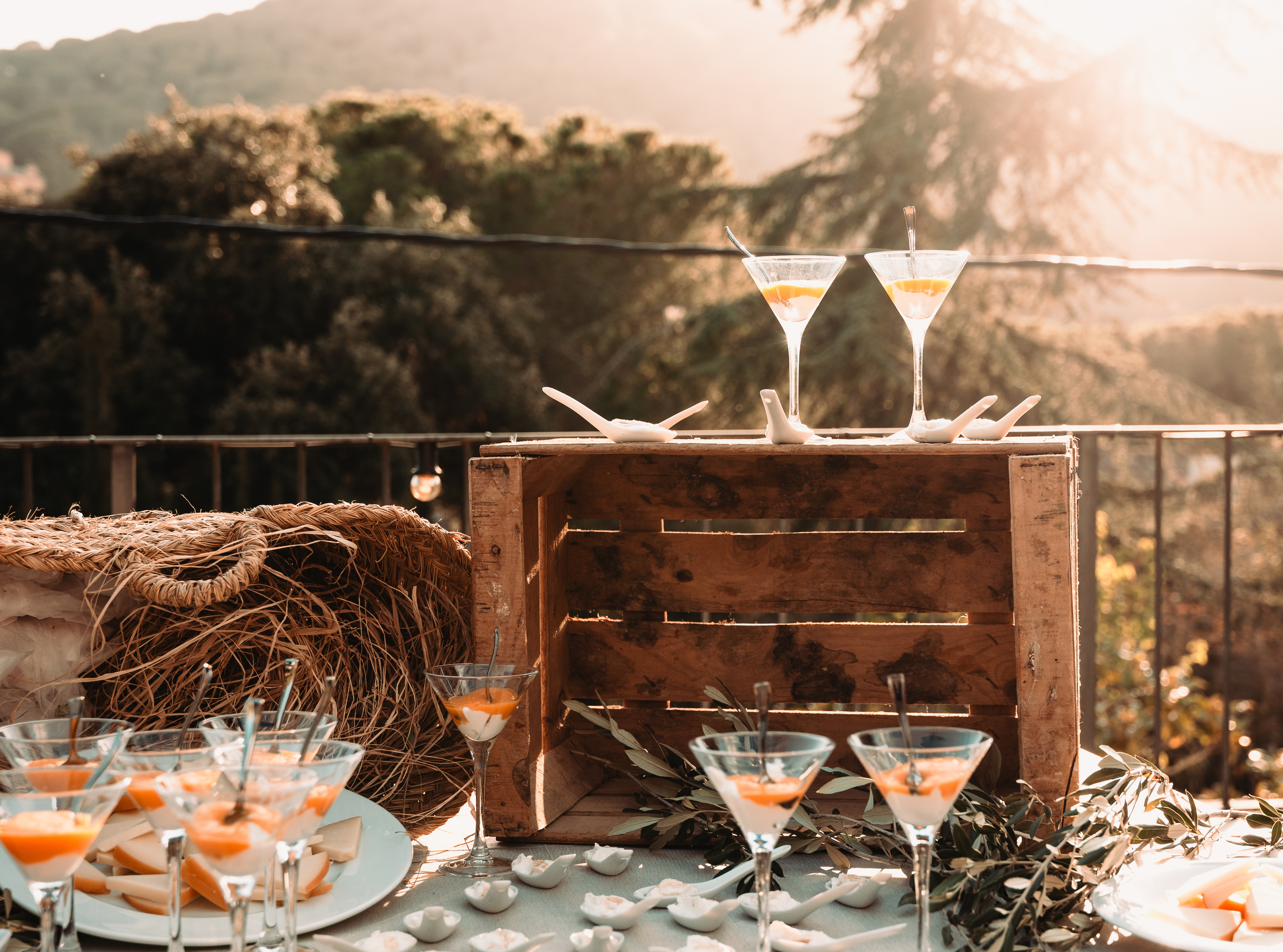 Fotografía panorámica de boda